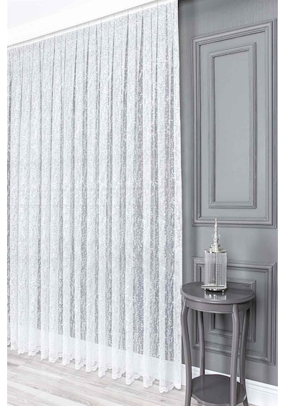 Evdepo Home Kullanıma Hazır Örme Tül Perde (540715464)