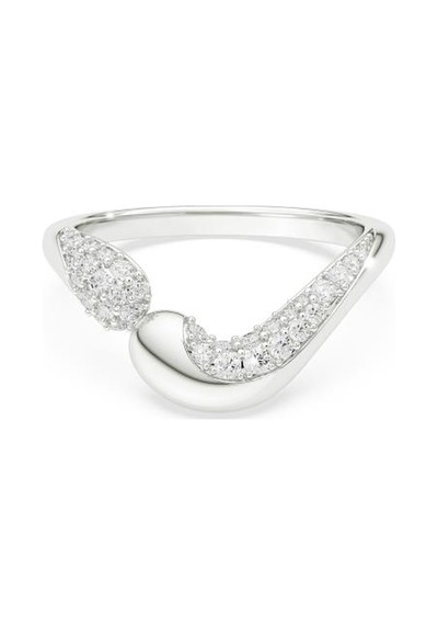 Swarovski 5742584 Yüzük Classıca:rıng Open Whı/sıs 60 Metalik Ayarlanabilir