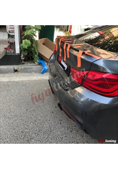 Bmw 4 Serisi F36 İnce Spoiler Abs Plastik Piano Black 420 Spoyler