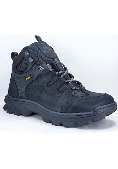 Bulldozer Outdoor Bot Nubuk Deri Siyah 250004 Siyah