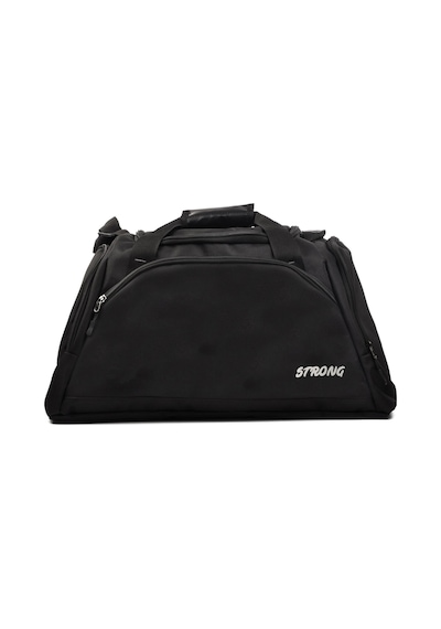 Strong Bag Unisex Ayakkabı Bölmeli Spor Ve Antrenman Çantası , Geniş Bavul Seyahat Çantası, Fitness El Çantası Yn03 Siyah
