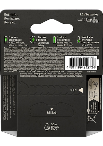 GP ReCyko Pro GP210AAHCBEM-2G 2000 mAh AA Ni-MH Şarj Edilebilir Kalem Pil 4'lü