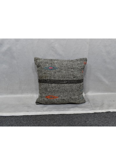 Zehra Abla Halı Yeni El Dokuma Dekoratif Kilim Kırlent Yastık Kılıfı 6048