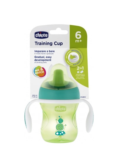 Chicco Yarı Yumuşak Uçlu Eğitim Bardağı 6 Ay+  Unisex Çok Renkli