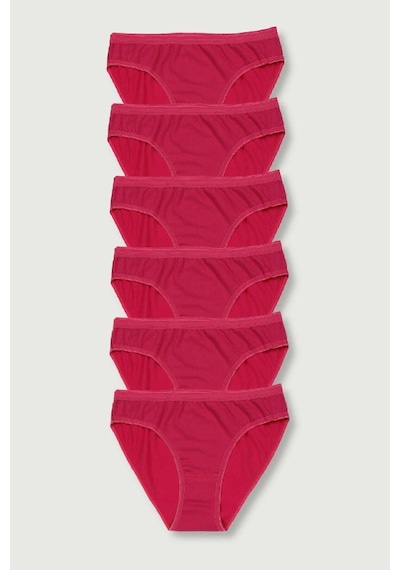 Tutku Kadın Pembe 6'lı Paket Bikini Külot Elf568t0635ccm6 Diğer