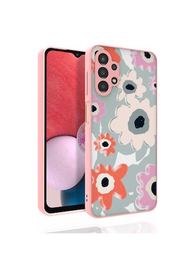 Zore Galaxy Uyumlu A13 4g Kılıf Desenli Kamera Korumalı Parlak Nora Kapak - No1 No1
