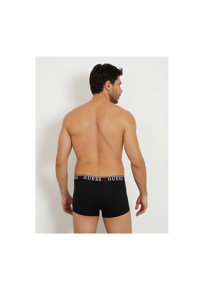 Guess Brian Erkek 3'lü Boxer Paketi Siyah