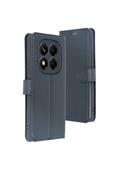 Newface - 41 - Xiaomi Redmi Note 14 Pro 5g Kılıf Trend S Plus Kapaklı Kılıf - Matxzngz - - Siyah