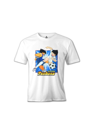 Tsubasa - Captain Beyaz Erkek Tshirt