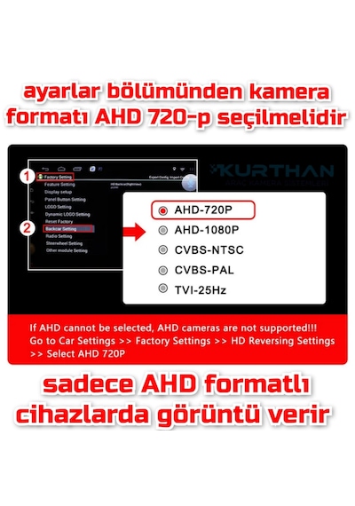 170'' Geniş Açı Balık Gözü Ahd 720p Kelebek Kamera Ön Yan Veya Arka Kullanıma Uygun 12 V 18,5 Mm
