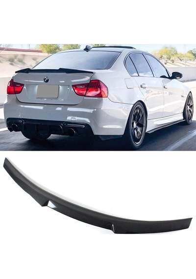 Bmw E90 2005-2012 Uyumlu Plastik Parlak Siyah M4 Yarasa Spoiler