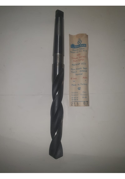 Mors Konik Saplı Matkap Ucu 19mm Dın 345