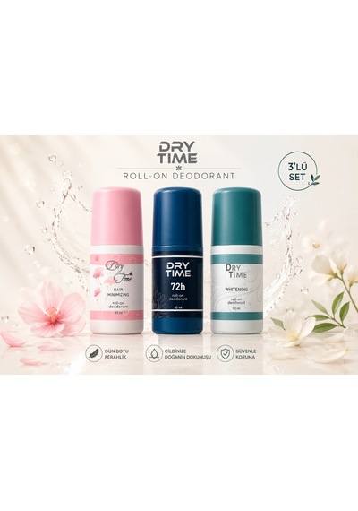 Dry Tıme Deodorant Roll-on 3'lü Set