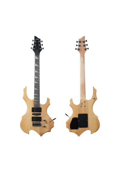 Midex Force-nt Profesyonel Axel Kasa Hsh Elektro Gitar Seti Natural