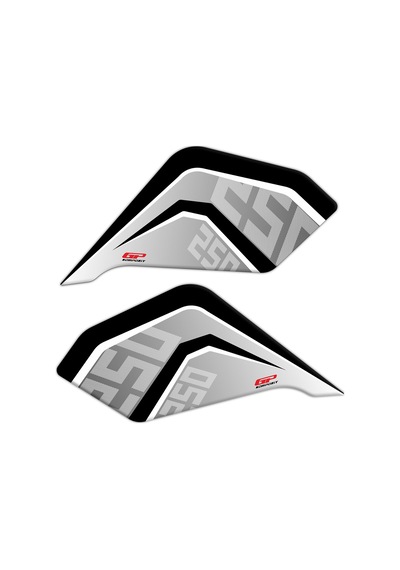 GP Kompozit CF Moto 250 NK 2018-2022 Uyumlu Tank Pad Seti Gri