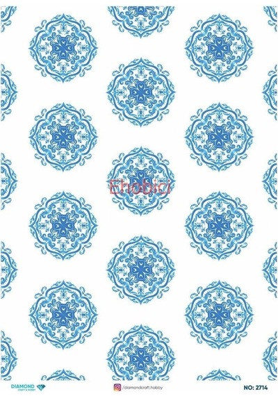 Diamond Pirinç Dekopaj Kağıdı - 2714