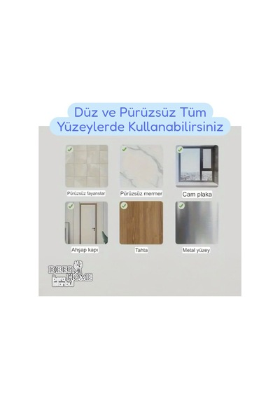 5'li Süper Güçlü Şeffaf Çerçeve Askısı Lekesiz Duvar Yapışkanı Mutfak Banyo Raf Tutucu Aksesuarı