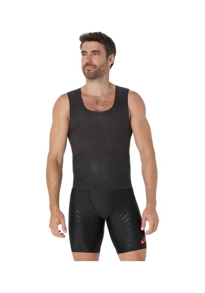 Asics Metaspeed Baselayer Top Erkek Siyah Beyaz Tshirt 2011d255-001 Siyah - Beyaz