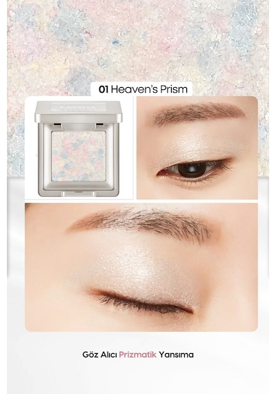 Topaklanmayan, El Yapımı Glitter Far Modern Shadow Glitter Prism No.1 Heaven's Prism 01