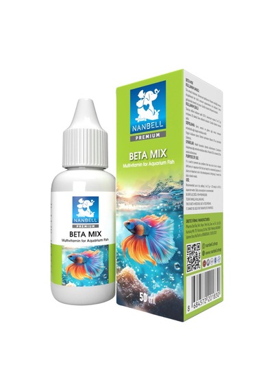 Beta Mix Akvaryum Balıkları İçin Multivitamin 50ml