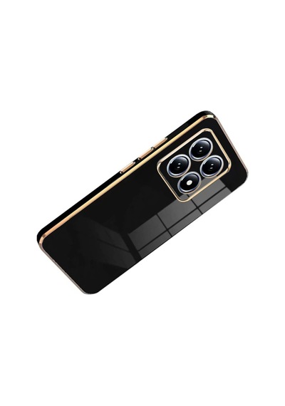 Xiaomi Mi 14t Pro Volet Silikon - Siyah Düz Renkli