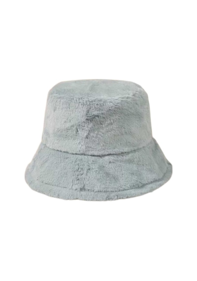 Uniquetrenders Kadın Ayarlanabilir Peluş Bucket Kova Şapka 2'li Set Gri - Camel