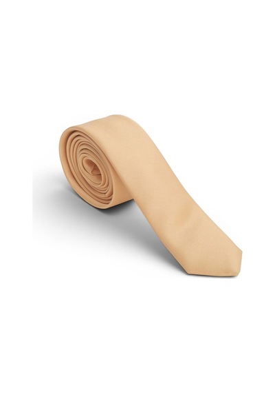 Dwoy Erkek Gold Saten Kravat 4 Cm Klasik Düz-731 Altın
