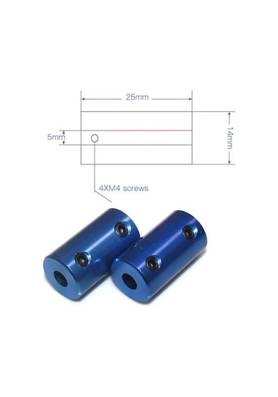 3D Yazıcı Kaplin 5X5Mm