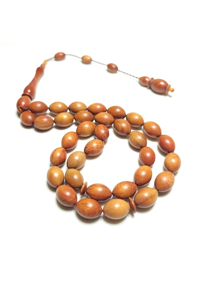 Gergedan Ağacı Tesbih 9x13. Bordo