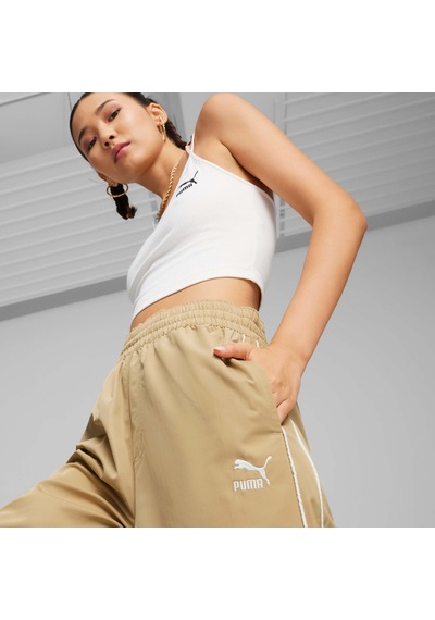 Puma T7 Kadın Relaxed Track Pantolon 624216 83 Bej