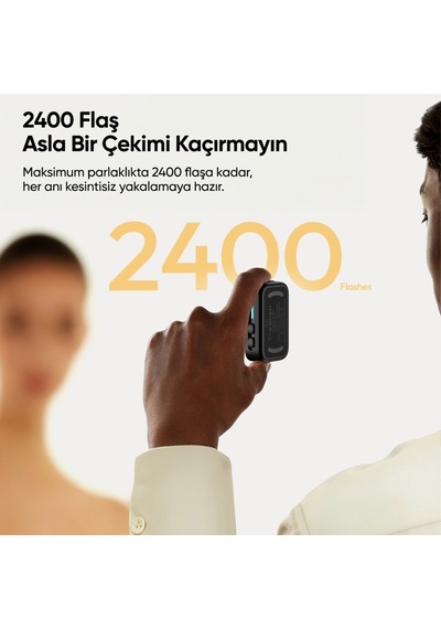 Ulanzi M02 7w 5600k Crı 95+ Bluetooth Mini Flaş Ve Led Video Işığı - L217a