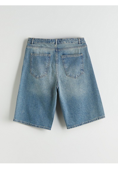 Lcw Jeans Yeşil Rahat Kalıp Erkek Jean Şortolon