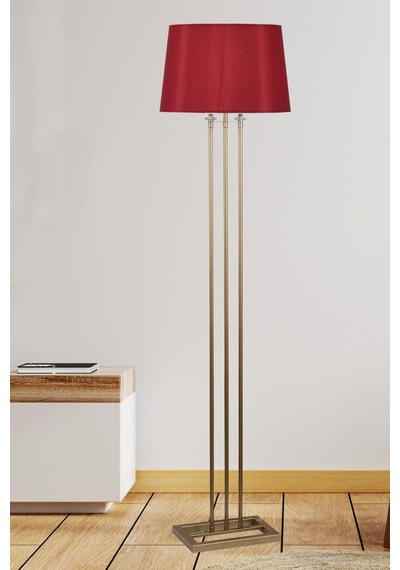 Lona Eskitme Lambader Bordo Konik Şapka Modern , Oturma Odası ,yatak Odası , Salon Lambader Çok Renkli