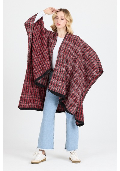 Panço - Pamuk Polyester Karışımlı Şık Ve Kaliteli Kumaş-kare Desenli Çok Renkli