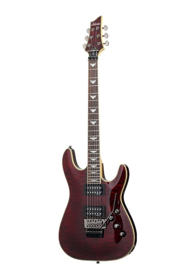 Schecter Omen Extreme 6 Fr Elektro Gitar (Crimson Black)