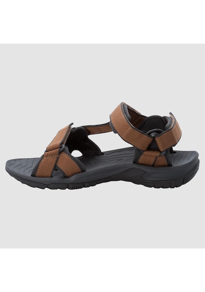 Jack Wolfskin 4019021 Lakewood Ride Sandal M Brown Black Erkek Sandalet Kahverengi