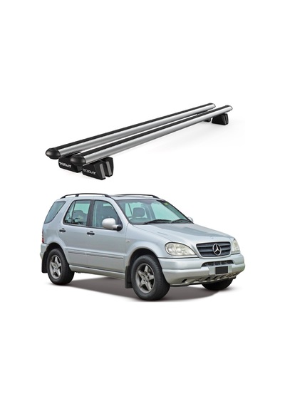 Pençe Mercedes-benz Ml 1998-2005 Uyumlu Gri Ara Atkı 135cm Port Bagaj Tavan Barı