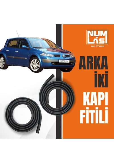 Renault Megane 2 Hatchback Arka İki Kapı Fitili-a Kalite-numlas-nm7131