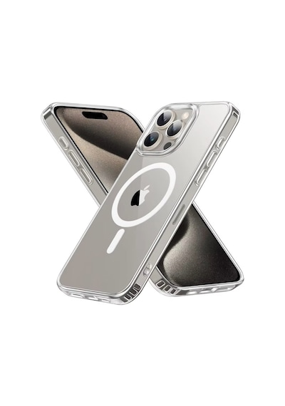 Apple Uyumlu iPhone 11 Magsafe Köşe Ve Kamera Korumalı Lüks Şeffaf Silikon Şeffaf