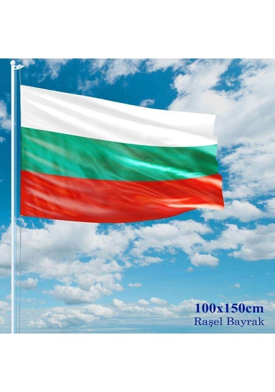 Bulgaristan Bayrağı - 100x150 Cm 1 Metre X 1,5 Metre - Raşel Kumaş 1