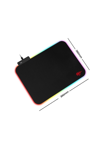 Havit MP901 Siyah Rgb Ledli Gaming Mouse Pad Siyah