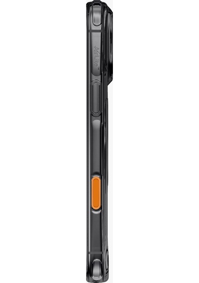 Apple iPhone Uyumlu 18 Pro Max Kılıf Swivix Dönebilen Metal Halkalı Koruyucu Premium Dayanıklı Darbe Emici Kapak Sıyah