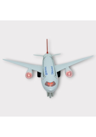 Çek Bırak Metal Yolcu Uçağı - 18 Cm