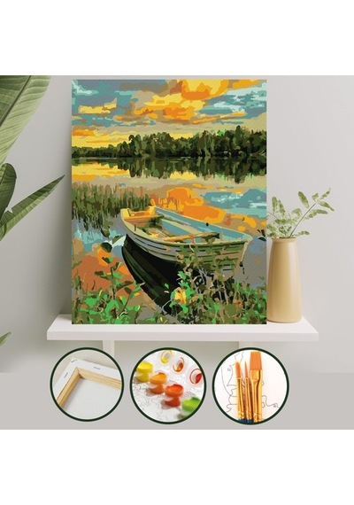 Sayılarla Boyama Tuval Seti 40X50 Cm - Sandal Sayılarla Boyama Tuval Seti 40X50 Cm - Sandal