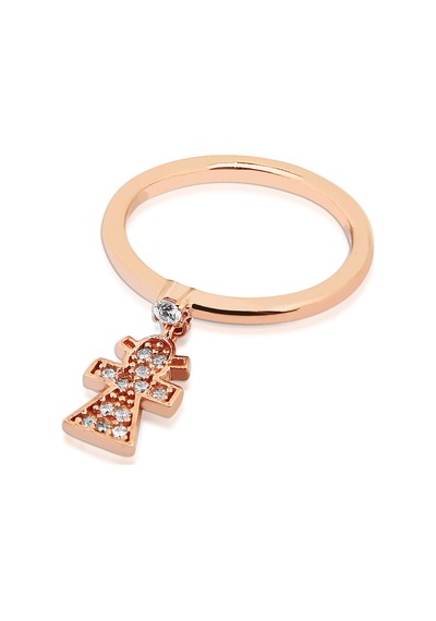 Kuyumcudukkani Elişi Kız Çocuk Sallantılı Yüzük-10223-r-w Rose Gold