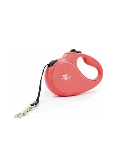 Doggie Otomatik Uzatma Tasması Master Pembe M-25 Kg 5 Mt Pembe