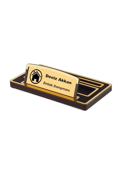 Ahşap Masa İsimliği Bk07
