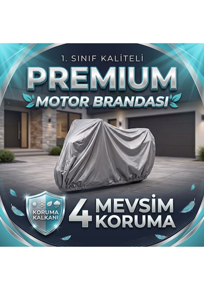 Rks Blazer 50 Xr Max Uyumlu Premium Motosiklet Brandası İçi Miflonlu Çizmez Su Geçirmez Branda 2xl