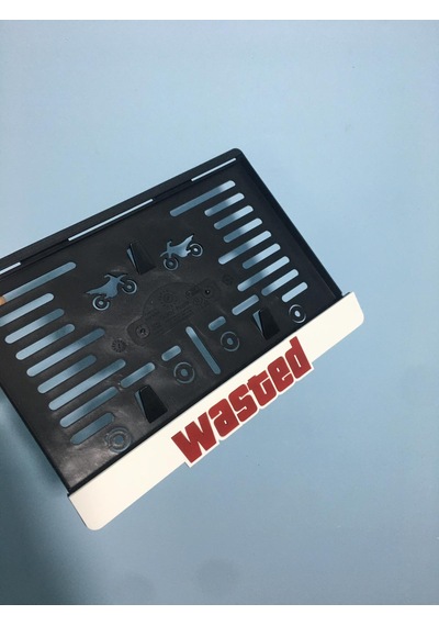 Wasted Pleksi Motor Plakalığı