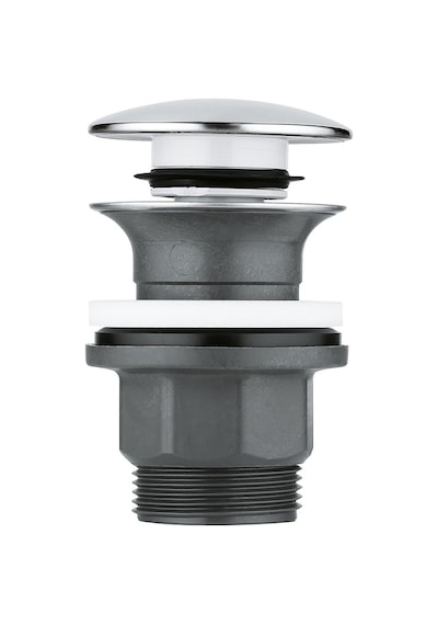 Grohe Lavabo Sifon Tapası Bas/aç Kare Abs/krom - 40824000 Krom